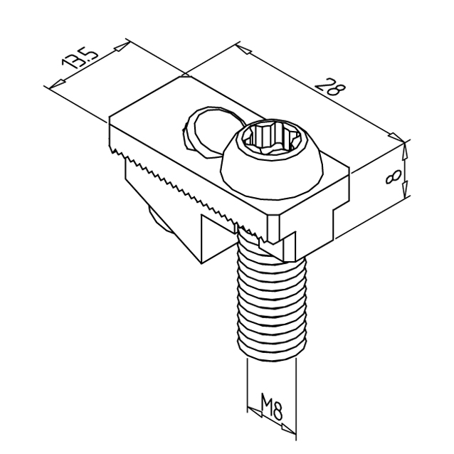 Power-lock fastener 45 SF | MiniTec